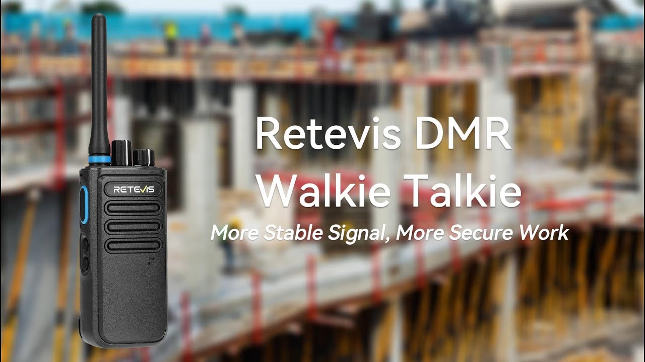 NEW!!! Retevis P1 High Power Superhet AES256 UHF DMR Radio with Single Frequency Repeater Function.