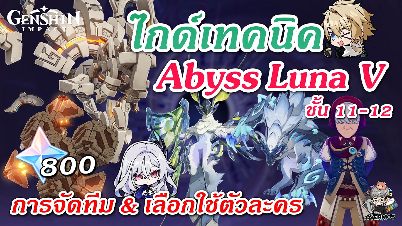 ไกด์ Abyss Luna V ✦ แนะนำทีม & เทคนิคสู้บอส! (800 เพชร รอบนี้ยาก...มั้ย?) | Genshin Impact