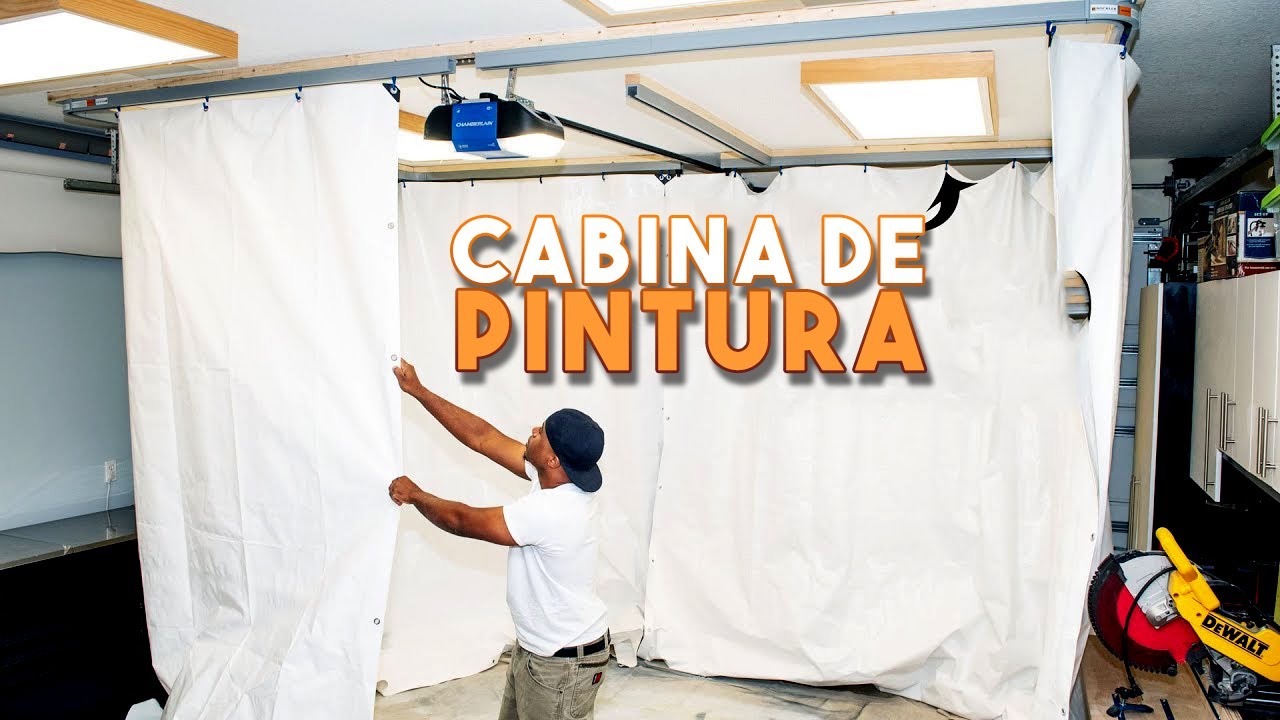 Cómo hacer una CABINA DE PINTURA (Configuración fácil)