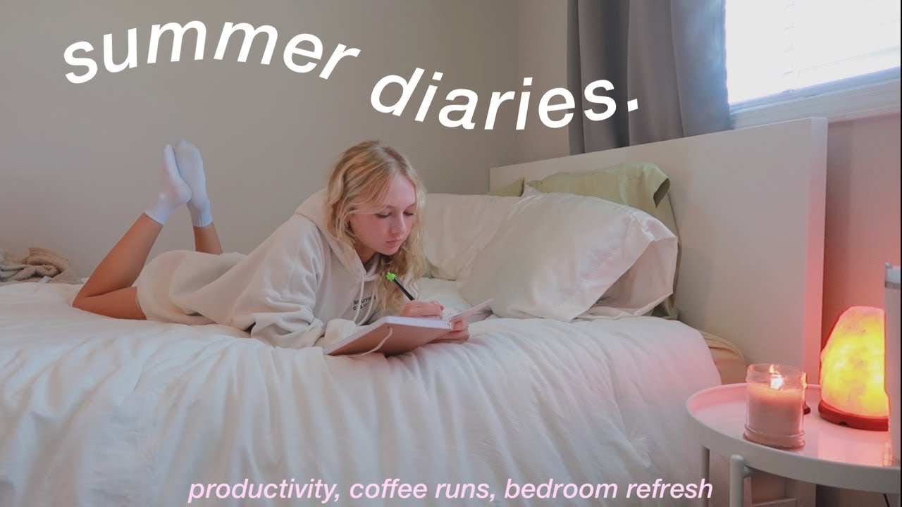 summer diaries: productivity, coffee runs, bedroom refresh, etc