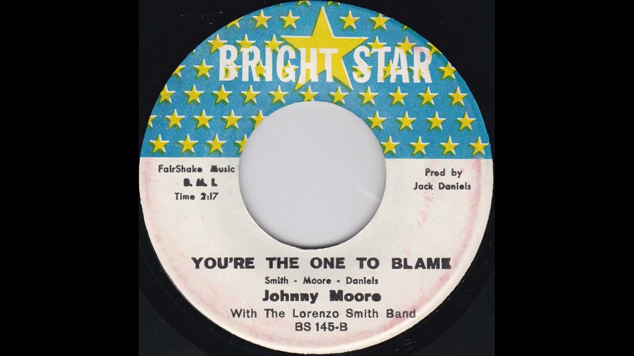 Johnny Moore With The Lorenzo Smith Band - Youre The One To Blame - (1966) - #soulmusic #northern...