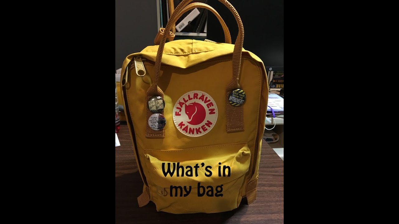 Fjallraven Kanken Mini What's in My Bag
