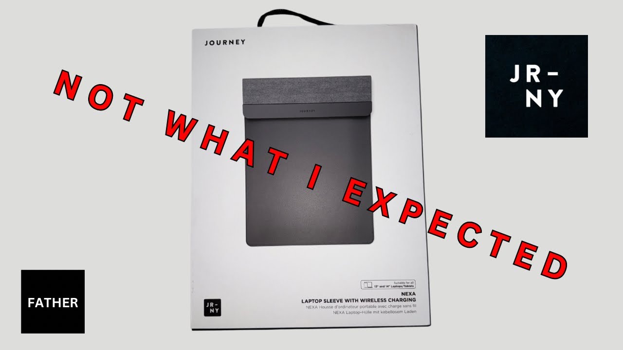 Journey Nexa Laptop Sleeve with Wireless Charging Unboxing