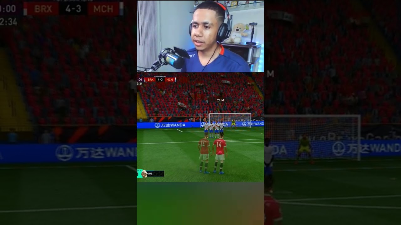Como bater falta no FIFA 22  