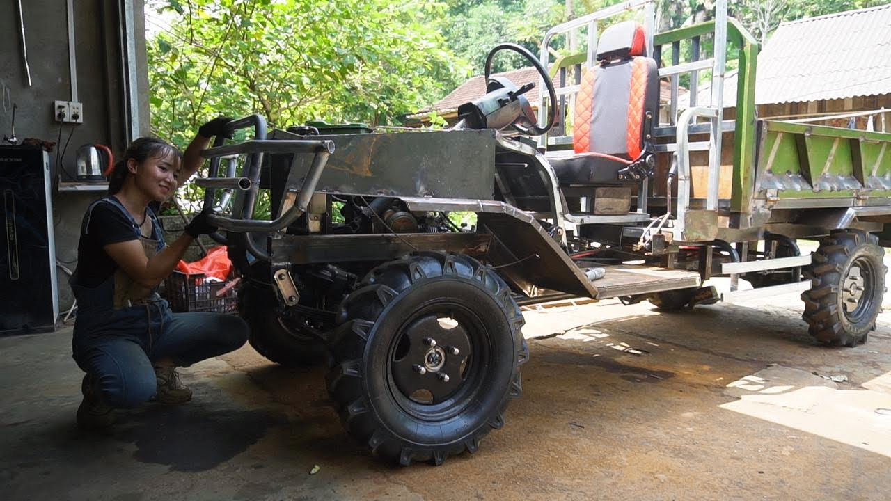 Repair and restore 4-wheel truck 1250 kg. episode 7 Welding and bending the front shield