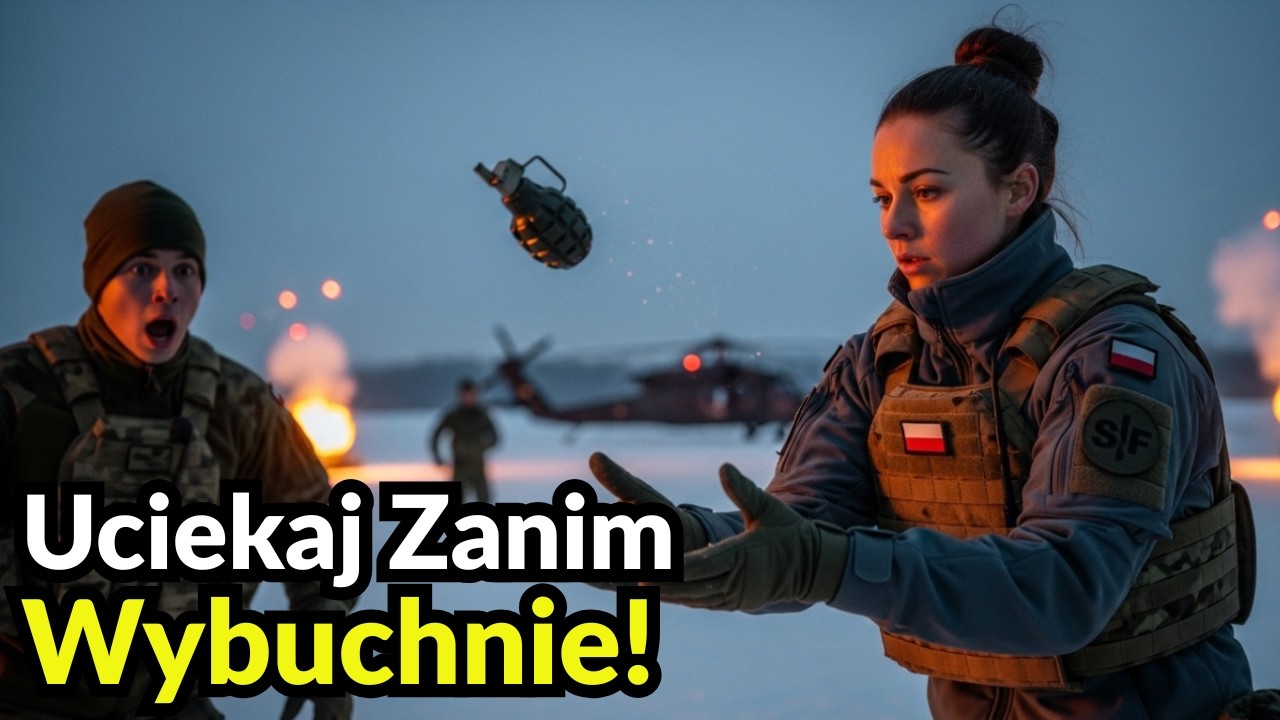Rzucili Granat w Operatorkę GROM-u -- Ale Okazało Się, że Ona łapie Granaty w Locie