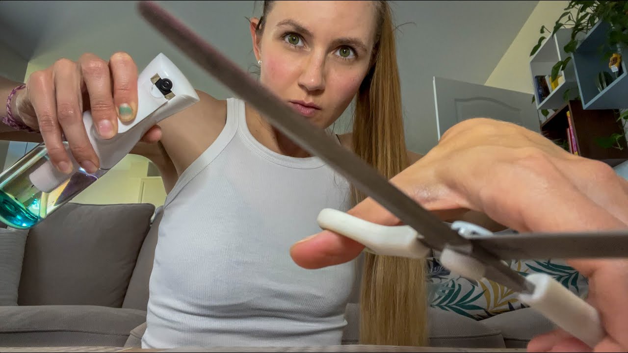 WILDEST asmr haircut of your life 🔥 get tingles for the first time! (fast & aggressive)