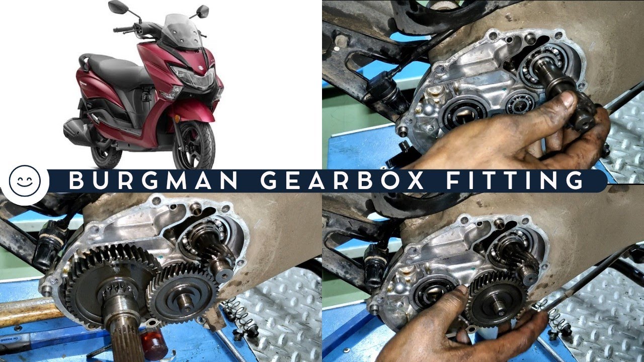 Burgman gearbox fitting & full details ||first on YouTube