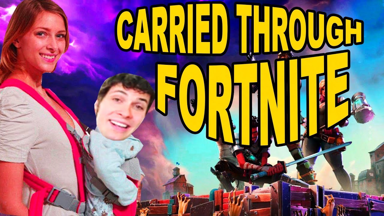 CARRIED THROUGH FORTNITE - PRO PLAYER - TobyGames