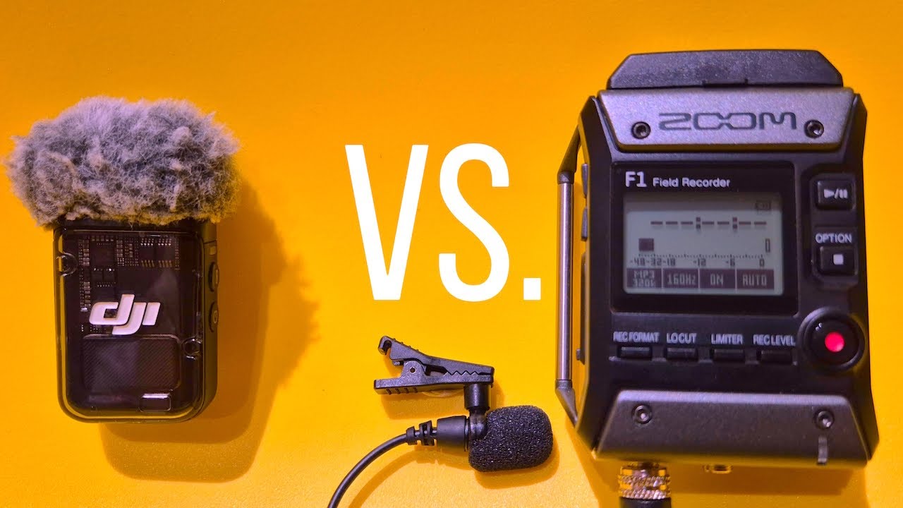 DJI Mic 2 compared to Zoom Field Recorder F1 - which sounds better?