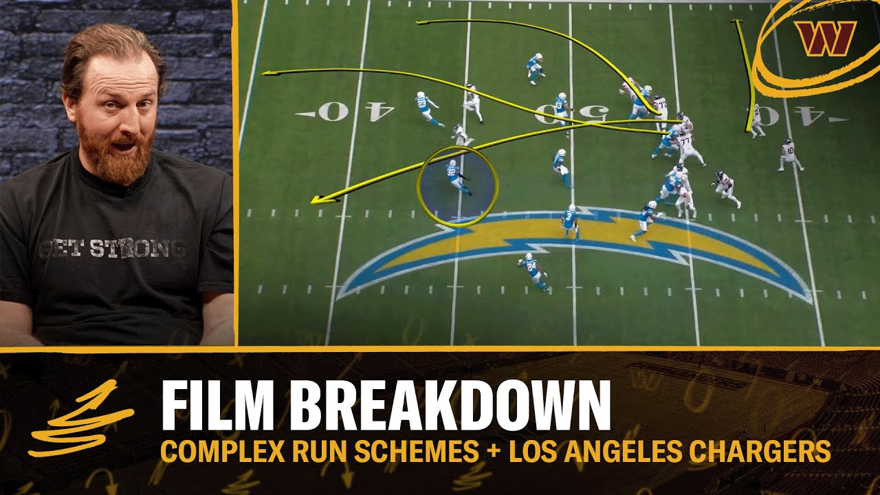 Los Angeles Chargers Deep Dive + Complex Run Schemes | Film Breakdown | Washington Commanders | NFL