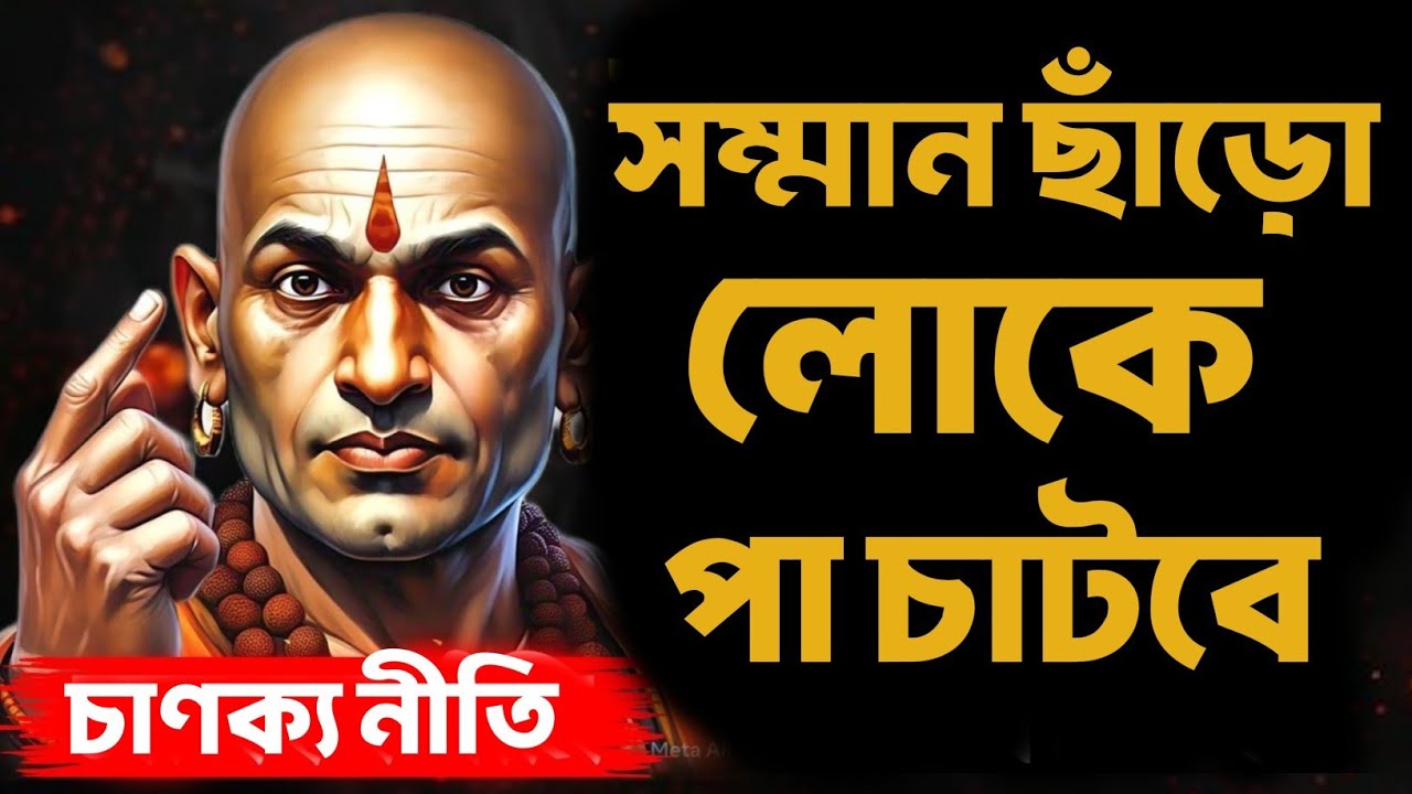 সম্মান ছাড়ো লোকে পা চাটবে | Bengali Motivational Video By Acharya Chanakya | Happy With Abhijit