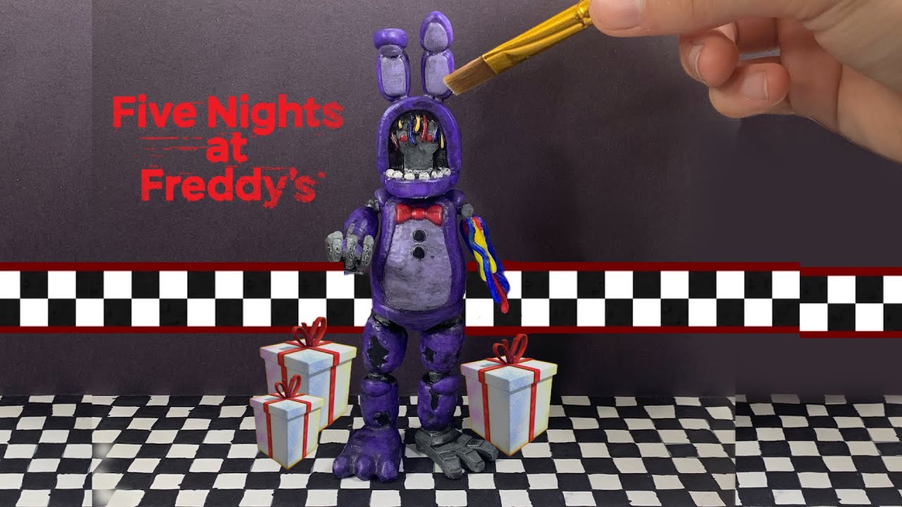 Making a withered Bonnie action figure from| Fnaf 2