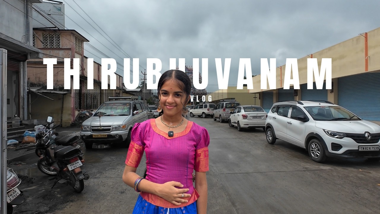 Semma Powerful Temple Tour + Saree Shop Haul | Vaitheeswaran & Thirubuvanam Sarabeshwarar 😍✨