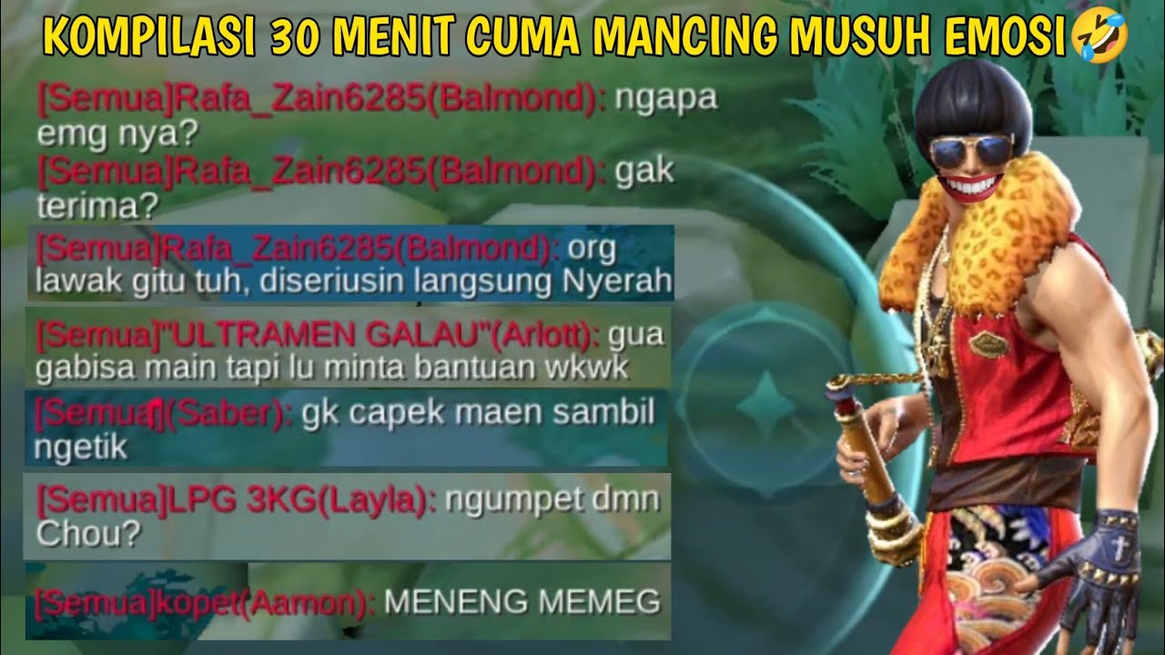 CHOUBOWO.EXE||KOMPILASI 30 MENIT CUMA MANCING MUSUH EMOSI🤣
