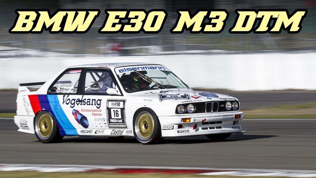 BMW E30 M3 DTM - high revving racecars (Nürburgring 2018)