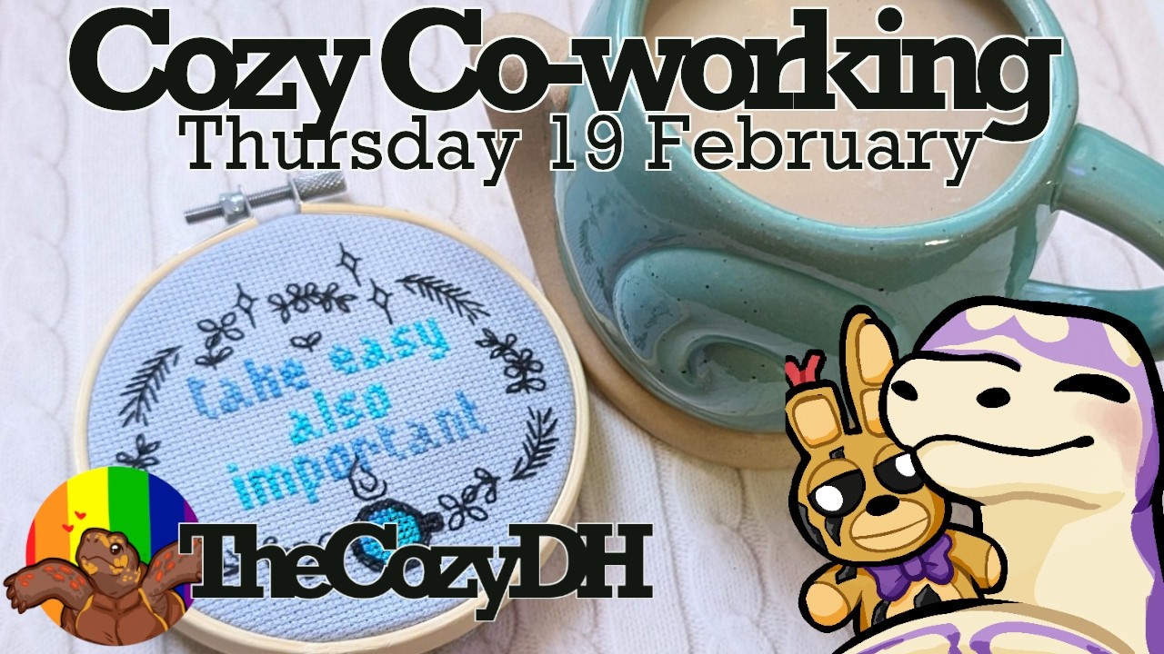 Livestream: Cozy Cross-Stitch Co-working (19 February 2026)