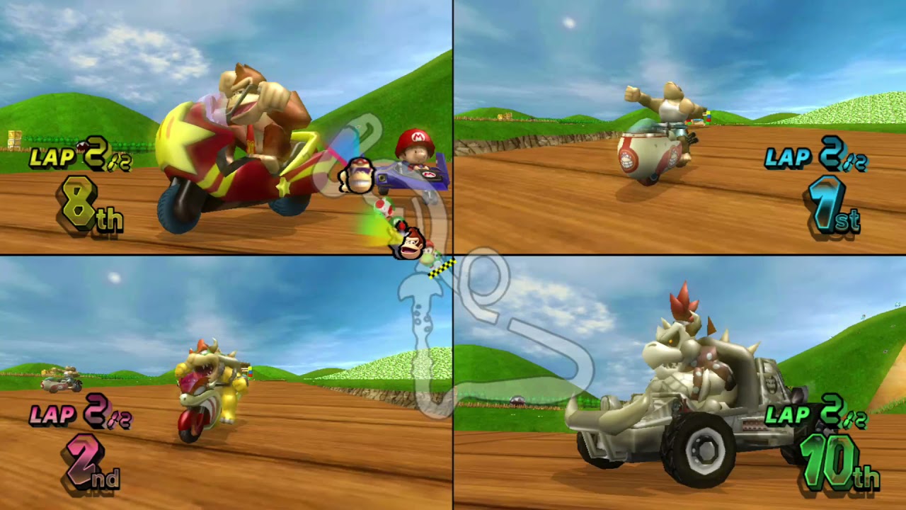 Mario Kart Wii Custom Tracks ✦ 4 Players #260