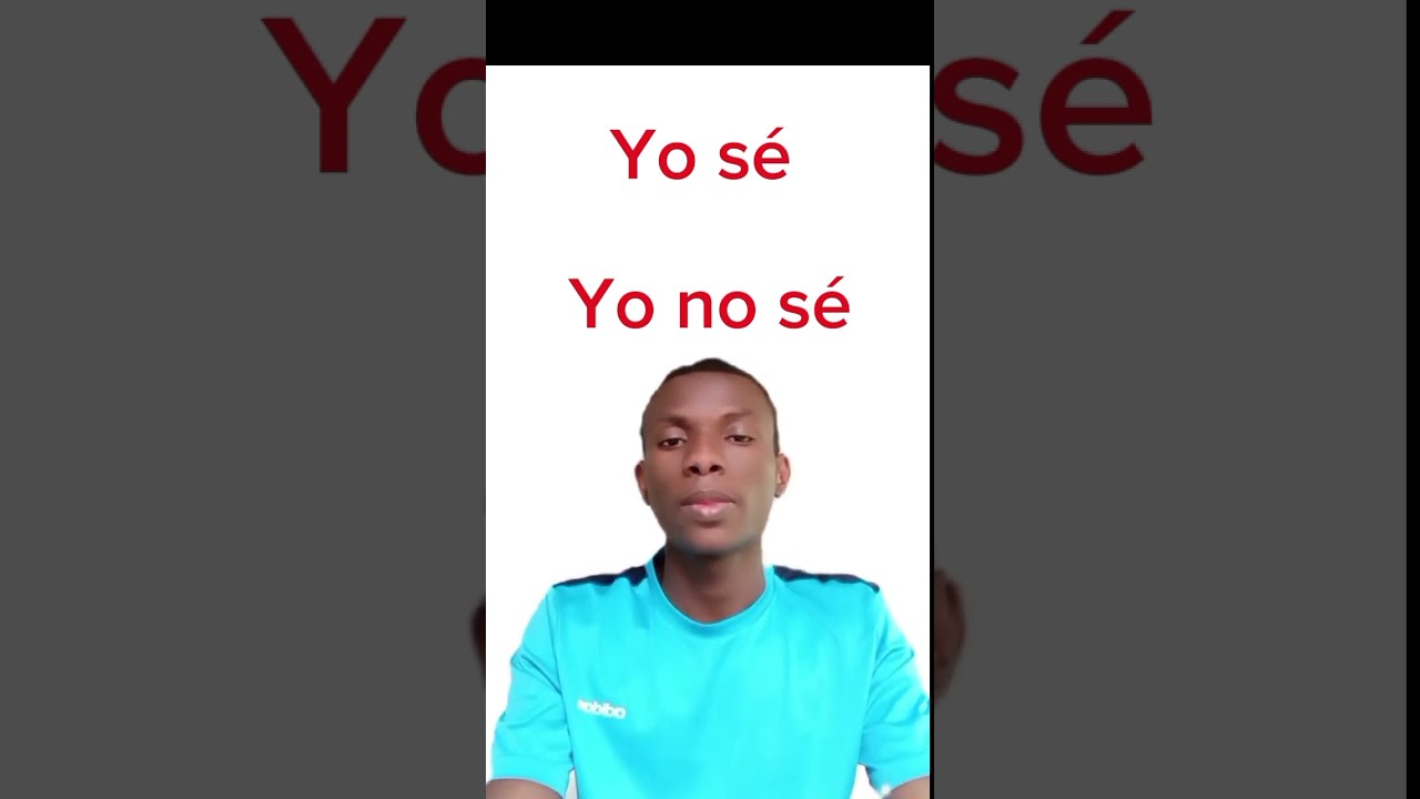 Soninké Español Aprender a conjugar el verbo SABER en Español