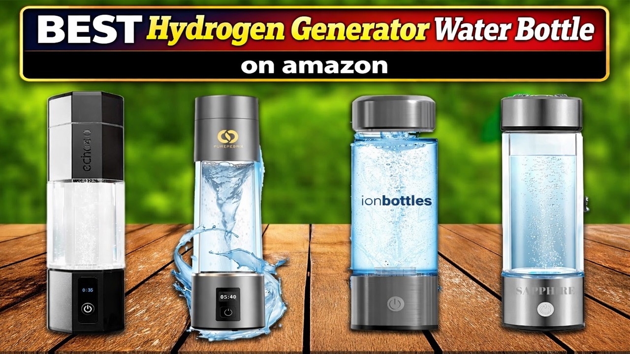 Top 5 Hydrogen Water Bottles You Need to Try!