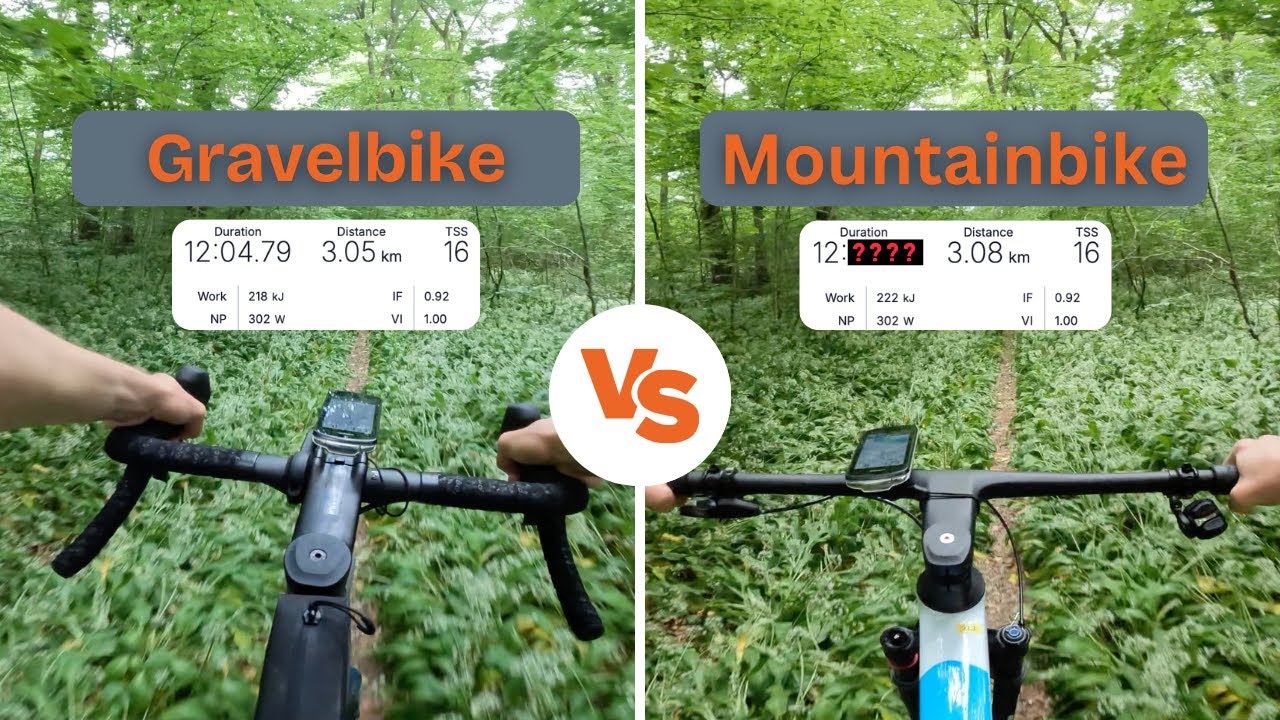 Mountainbike vs. Gravelbike | Welches Rad ist schneller?