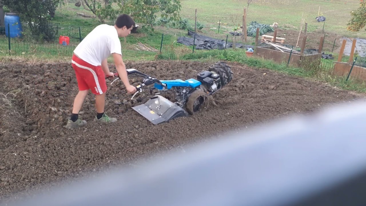 Aratura e fresatura terreno argilloso con bertolini 407s 🔊