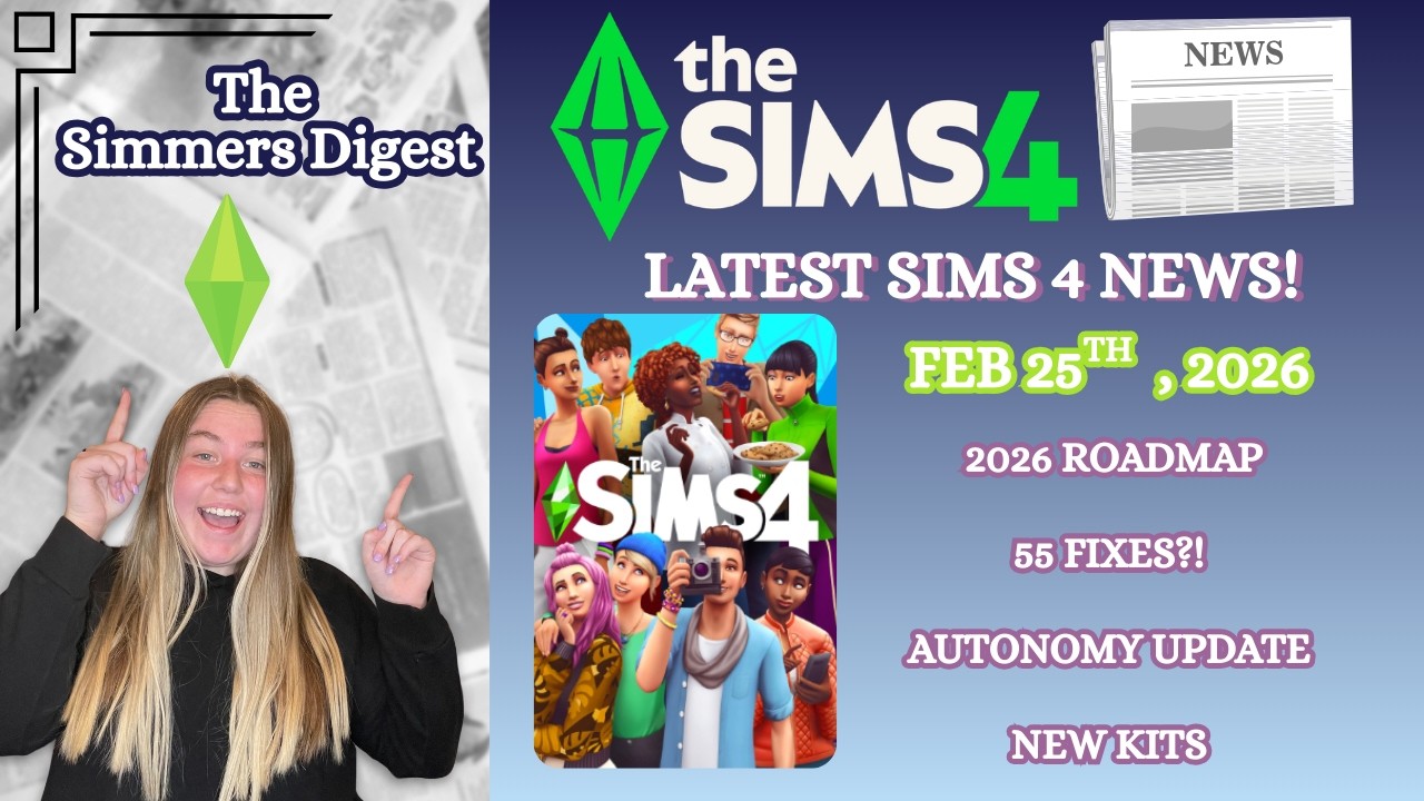 2026 Roadmap, Autonomy Fixes & NEW Kits?! 👑📰 Sims 4 News | Simmers Digest