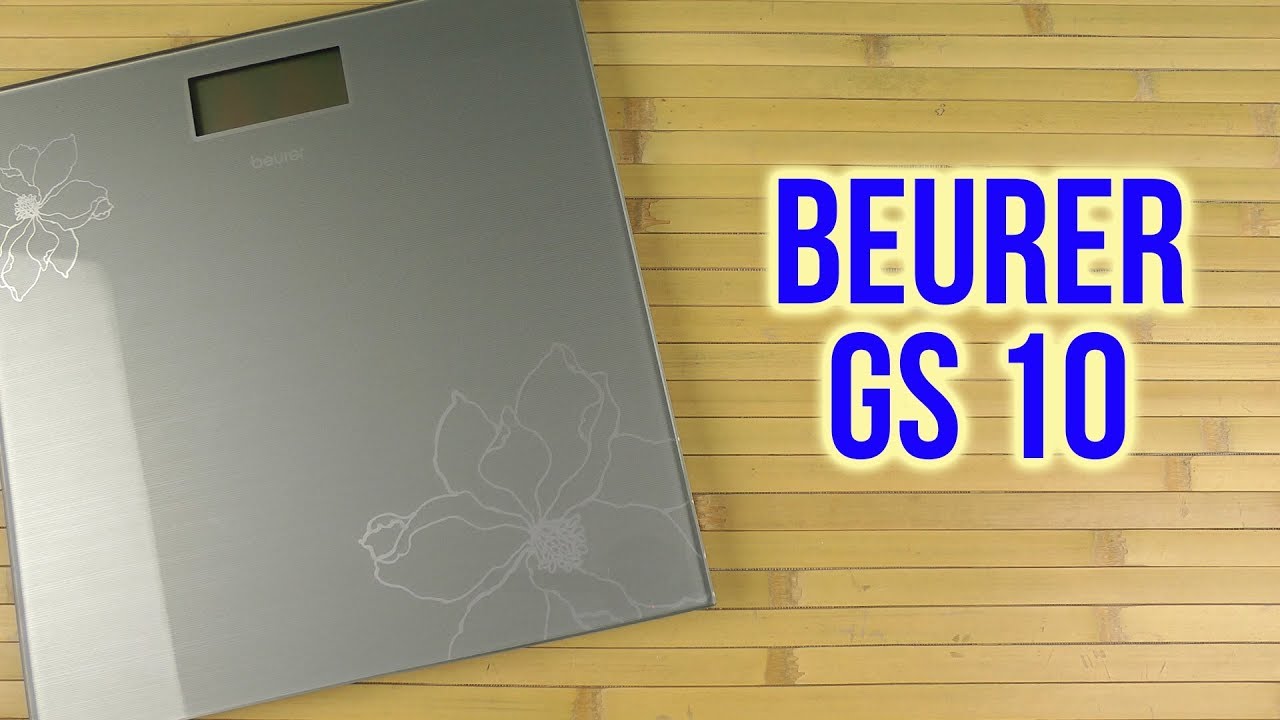 Распаковка BEURER GS 10