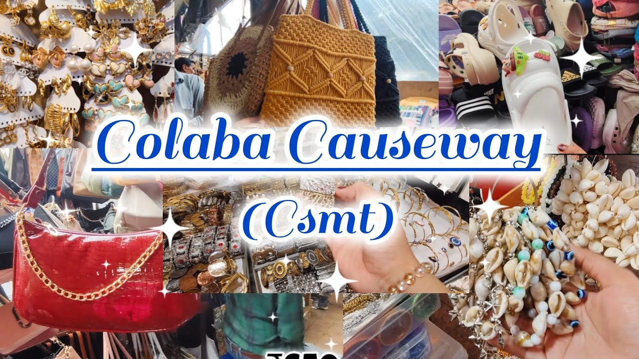 Colaba Causeway📍of Csmt | Mumbai's Famous Market ✨|#explorepage#trending#vlog#shopping #shortsvideo