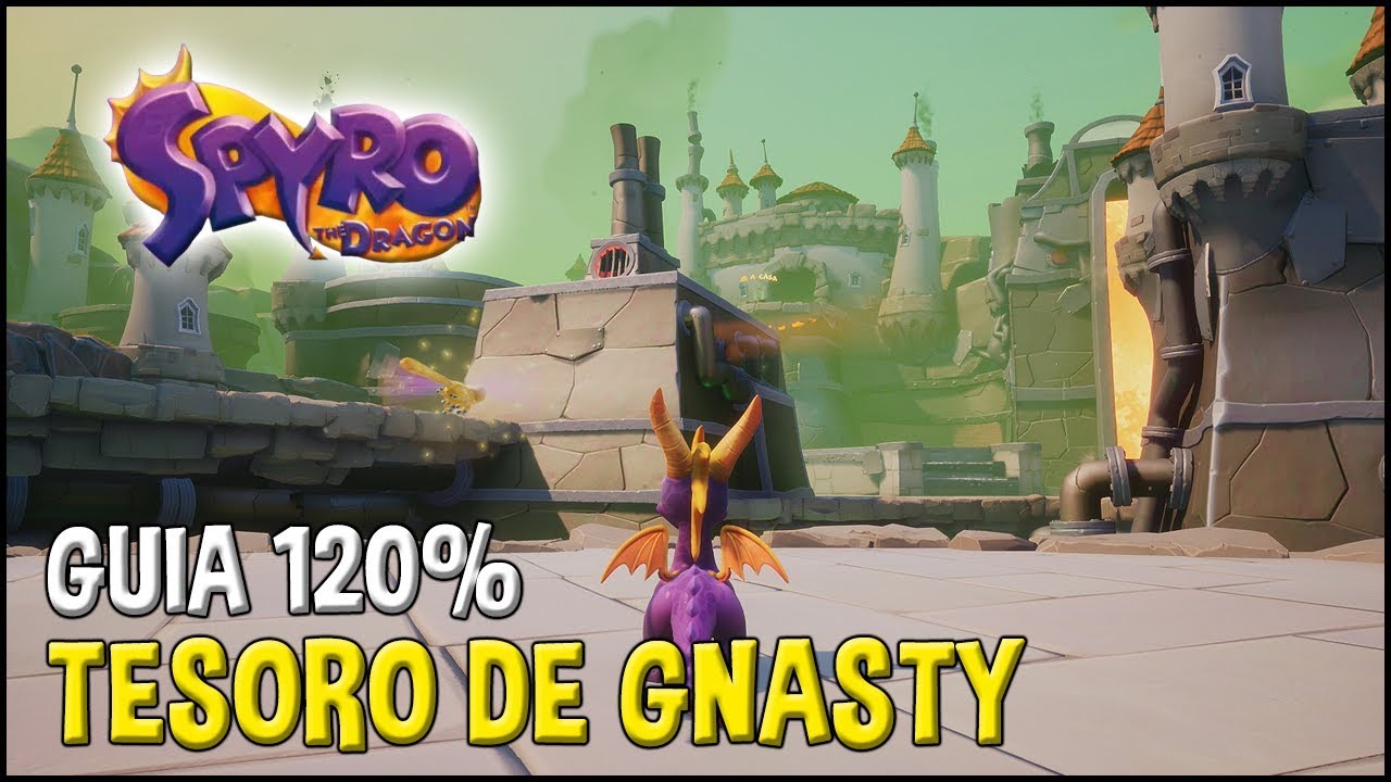 Spyro 1 (Reignited Trilogy) Guia 120%: TESORO DE GNASTY