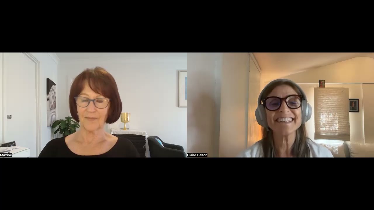 Healing Stories Episode 1 Introducing Claire Belton and Maxine Santich.