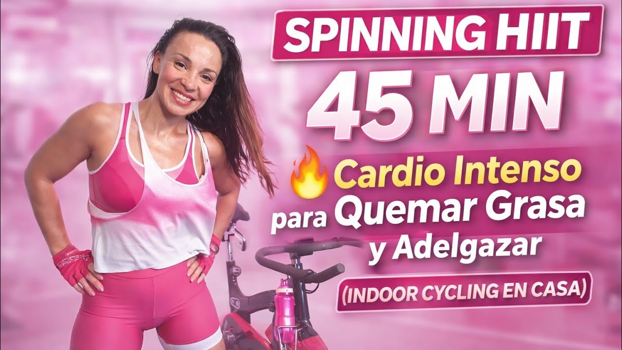 0323  Rutina SPINNING SÚPER intenso para adelgazar | 45 min