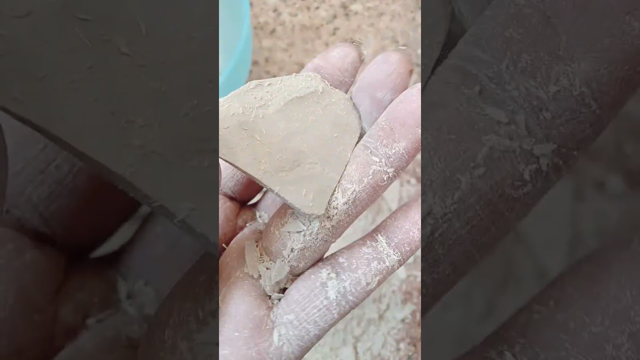 Three Colours triangle 🤩 Over nightwet Cleaning Video Super rrrrrrrr earthy👌 Scraping😋Satisfying🤗💕💕