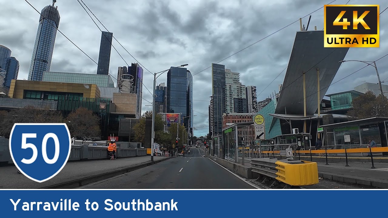 [AUS] State Route 50: YARRAVILLE to SOUTHBANK (Real-Time Drive)