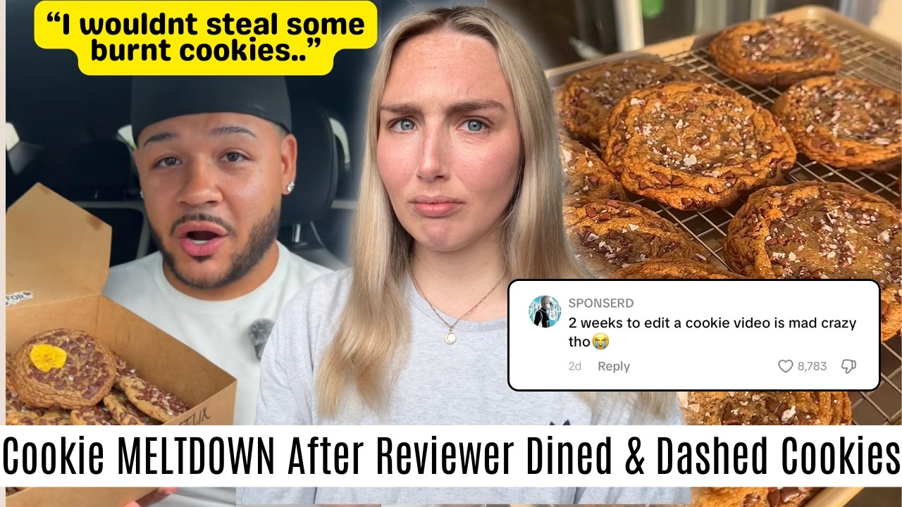 Cookie Baker Claims A Food Influencer Stole A Dozen Box Of Cookies (and the backlash was HUGE)