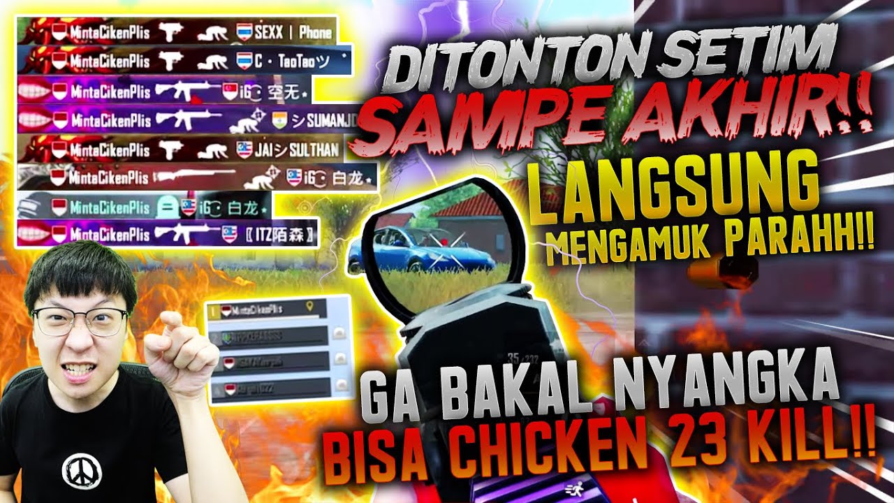 DITONTON SETIM SAMPE AKHIR!! INI YANG TERJADI!! GA NYANGKAA BISA 23 KILL!! | PUBG MOBILE