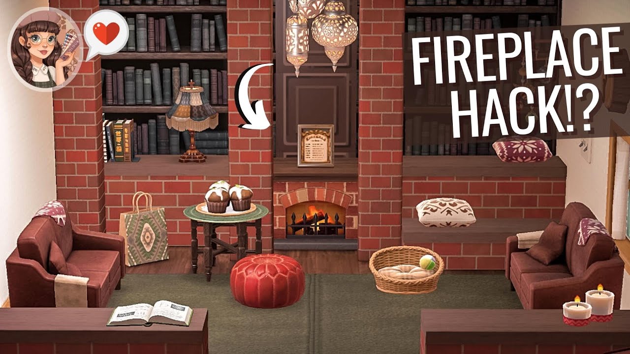 A Cozy Two-floor CABIN with fireplace | ACNH Speed Build | Animal Crossing Happy Home Paradise