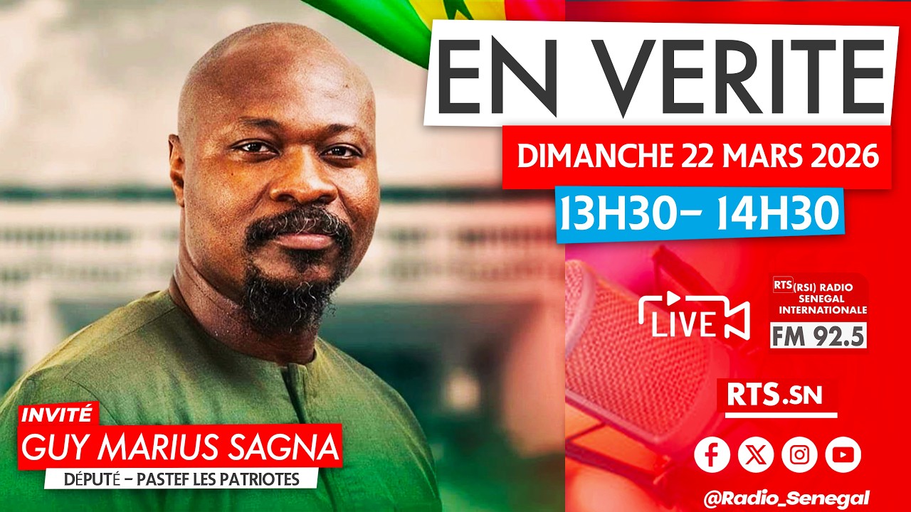 EN VERIT&Eacute; / INVIT&Eacute; : GUY MARIUS SAGNA - DIMANCHE 22 MARS 2026