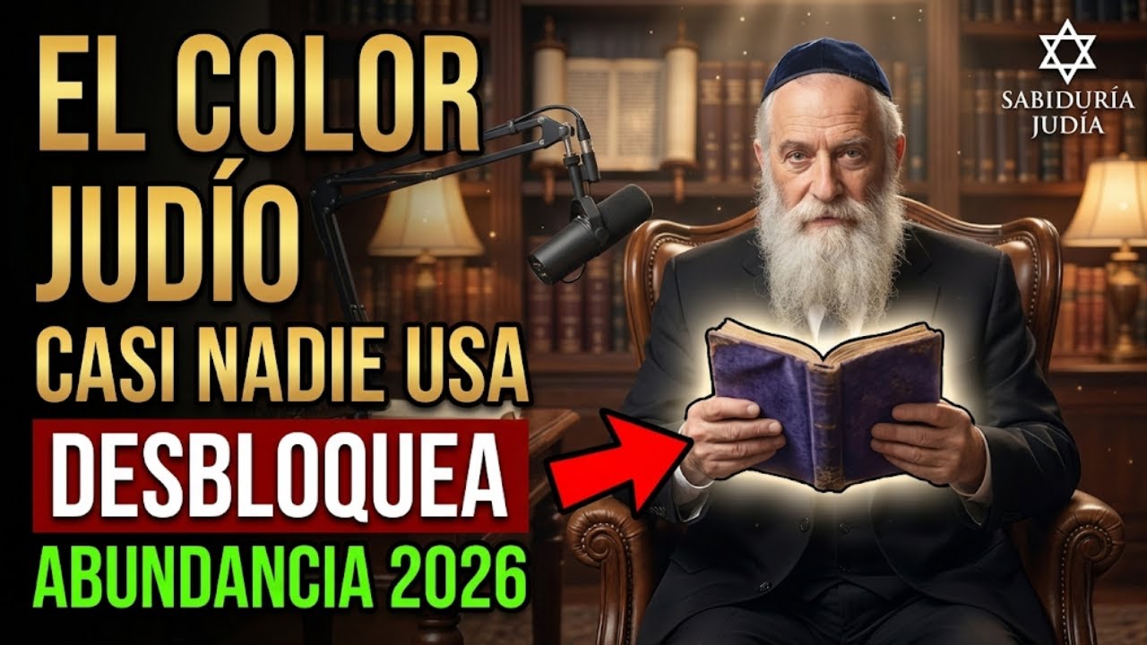 Rabino Millonario: El COLOR JUDÍO que CASI NADIE USA y DESBLOQUEA tu ABUNDANCIA en 2026 ✅