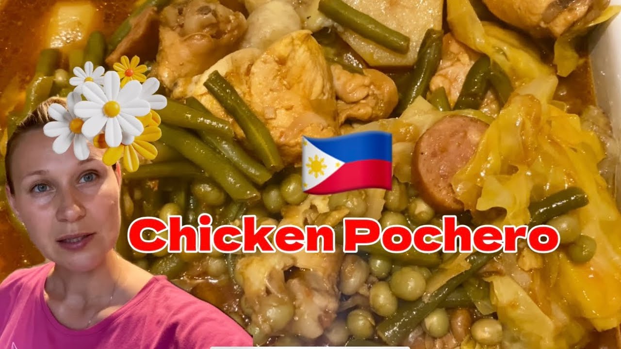 Chicken Pochero/ Russians are mastering Filipino cuisine👍😊