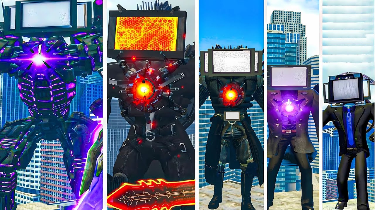 ALL SIZE COMPARISON SPEAKERMAN TITAN VS SKIBIDI TOILET BOSSES, ASTRO JUGGERNAUT VS TITAN SPEAKERMAN