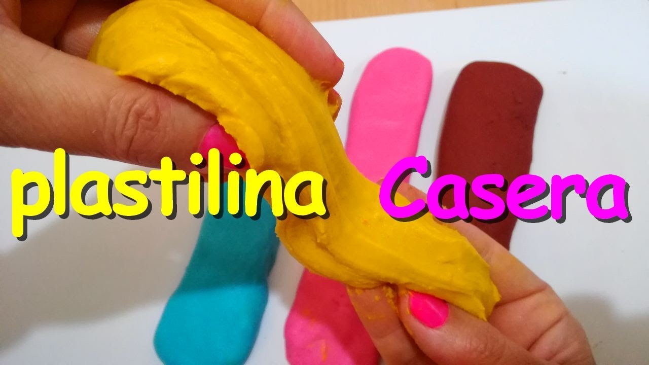 Como hacer PLASTILINA Casera / PLAY DOH / MASA para MODELAR