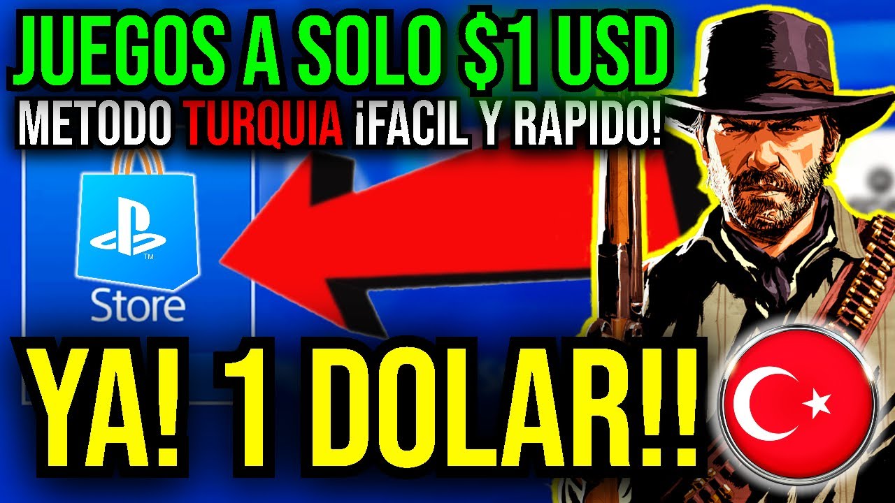 🔥 ¡JUEGOS DE PS A SOLO $1 USD! 💰 MÉTODO TURQUÍA FÁCIL Y RÁPIDO