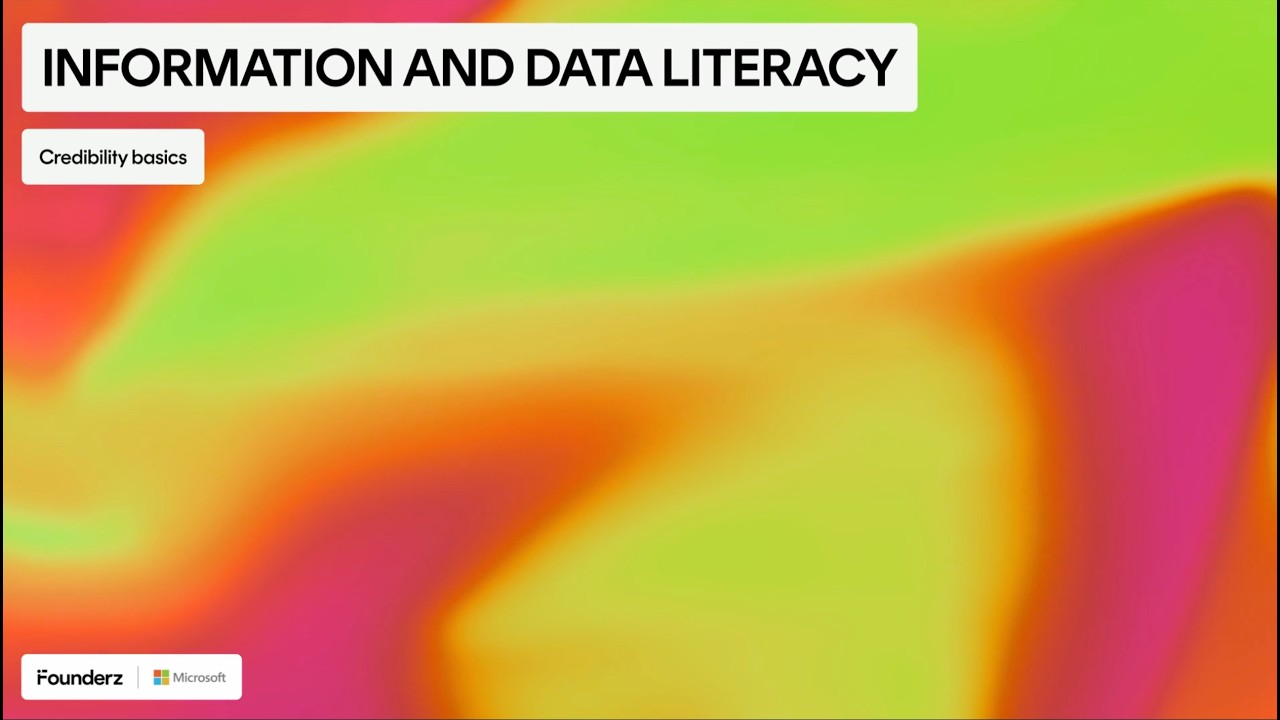 Information & Data Literacy | 2.03 Credibility basics