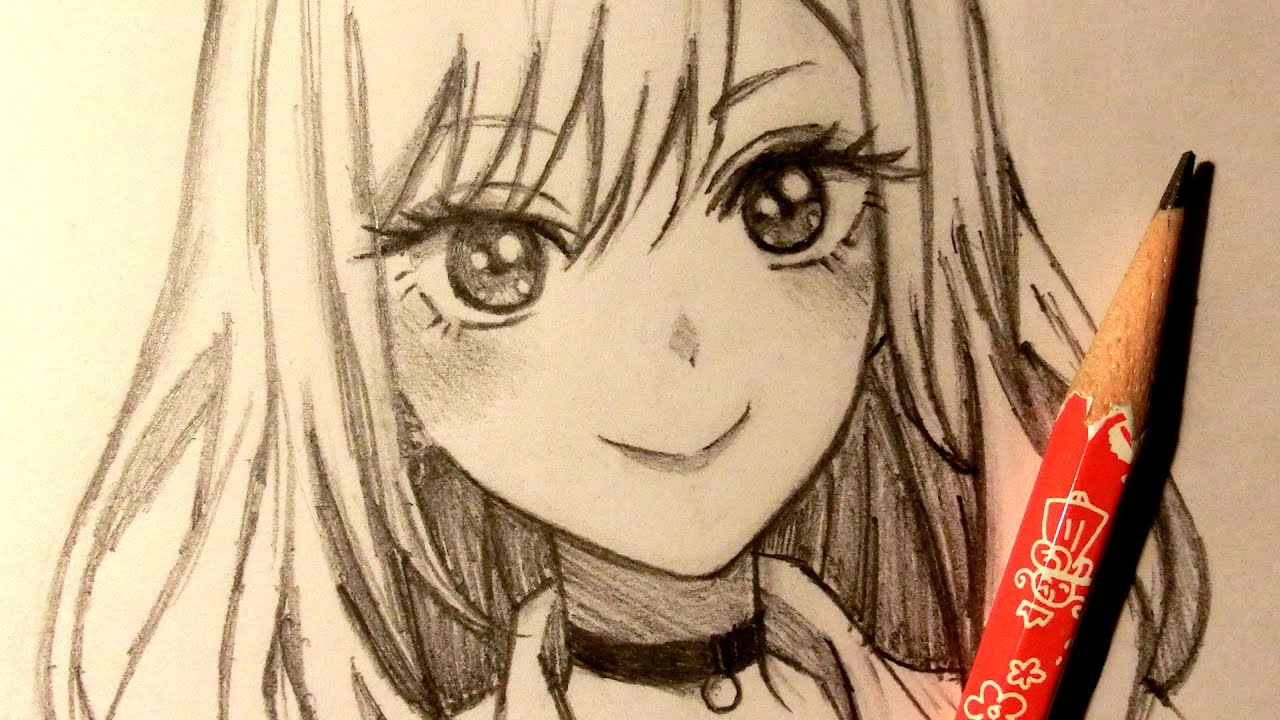 ASMR | Pencil Drawing 177 | Marin Kitagawa (Request)