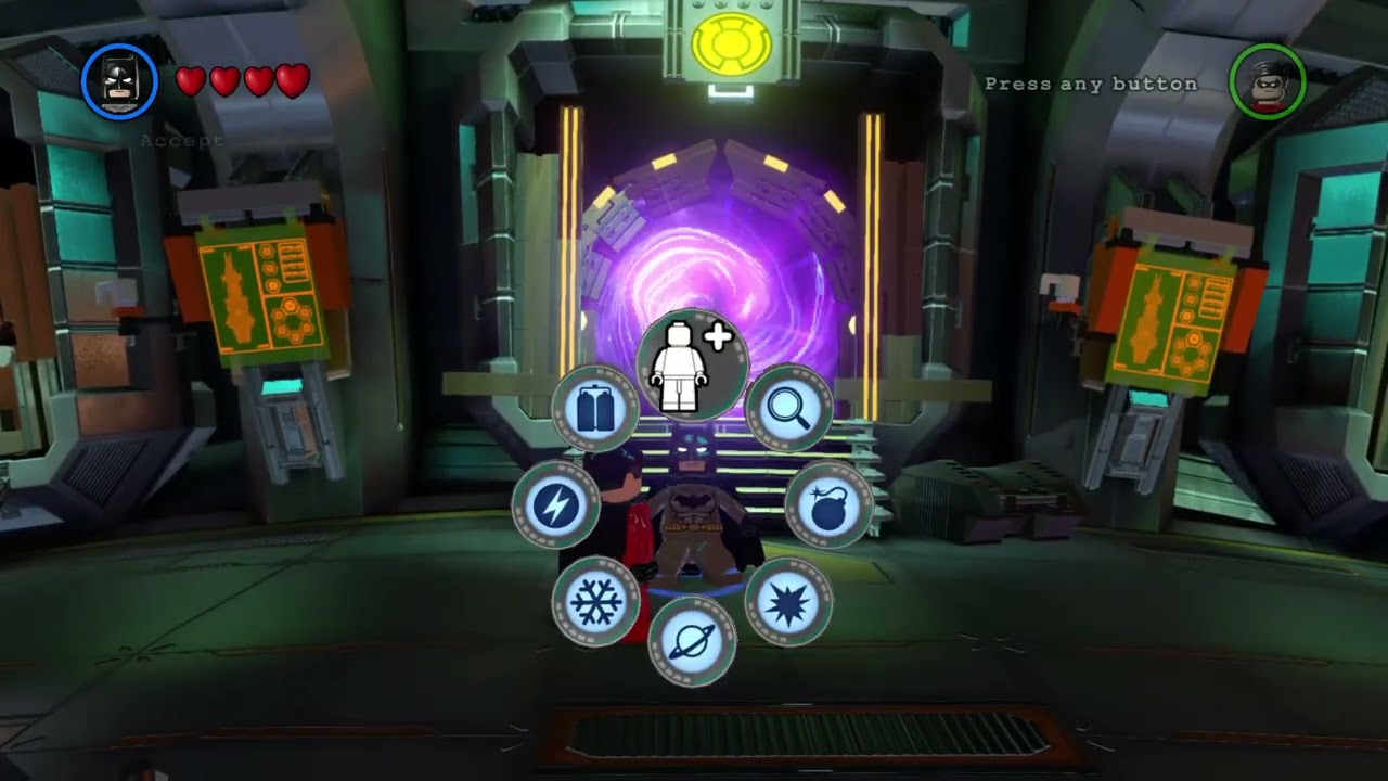 Играю в LEGO® Batman™ 3: Beyond Gotham 1 уровень (Бэтмен заражён)