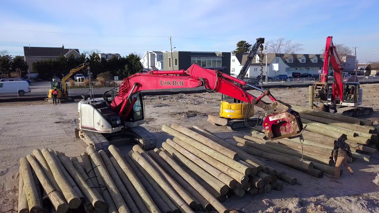 Amon Construction driving pilings