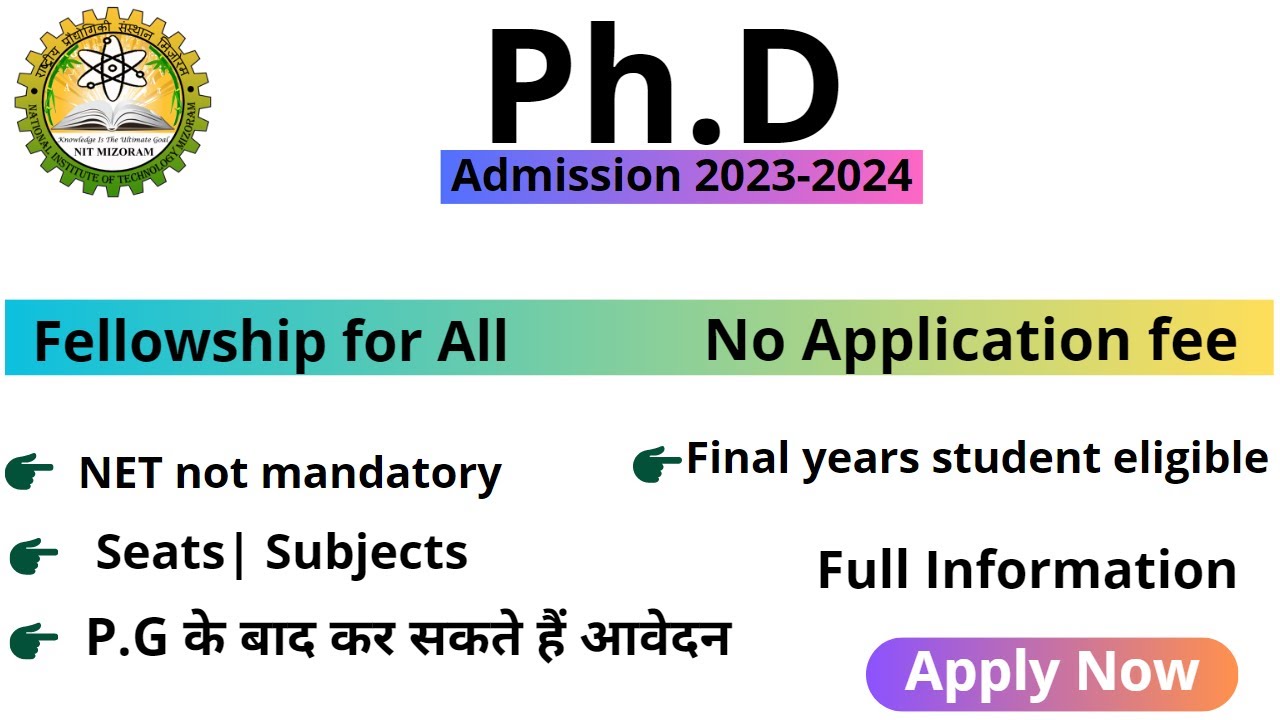 PhD new Application form 2023 | with  PhD Fellowship | PhD admission 2023 |PhD 2023 @theteacherexam