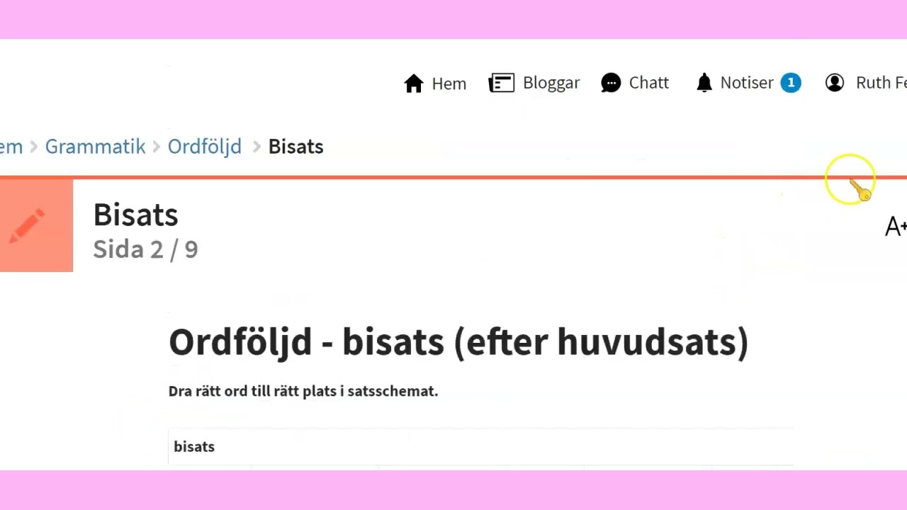 Ordföljd-Bisats