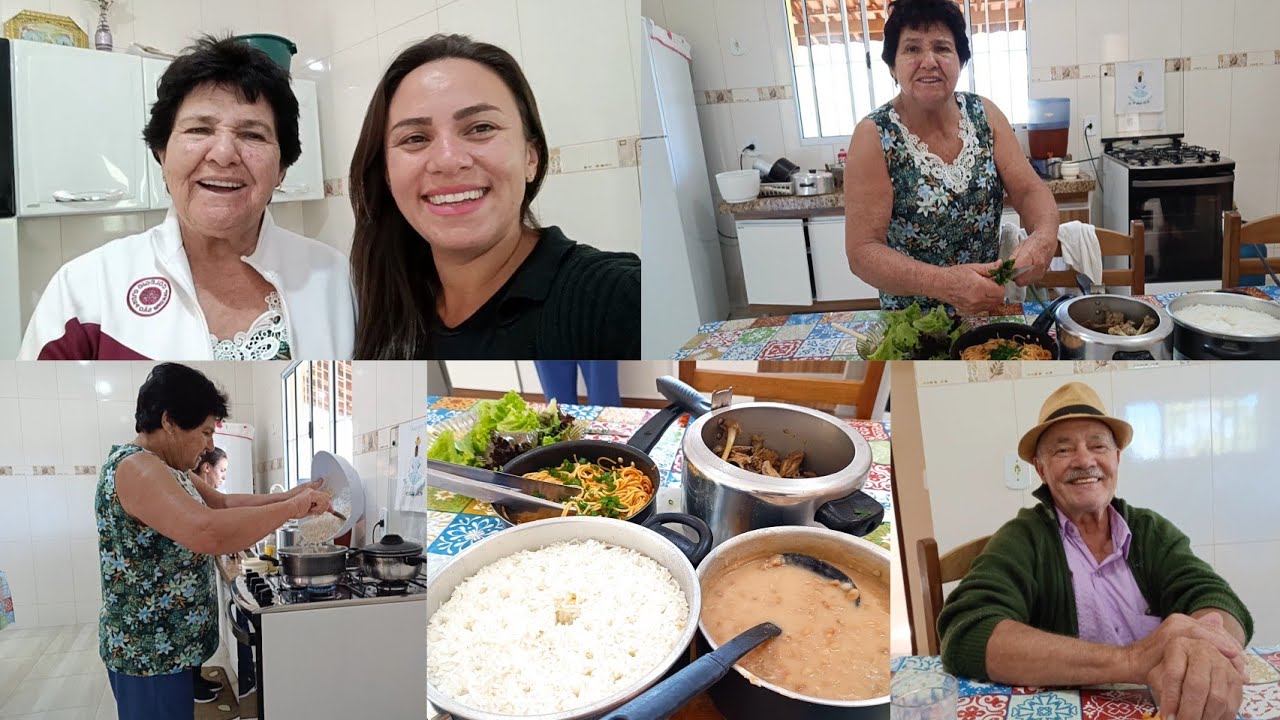 Passando o Dia na Casa dos Meus Pais/Fazendo Almoço com Minha Mãe/ôô Tempo Bom Só Alegria.